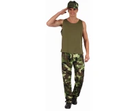 Role play-set for adult Soldier (vest, pants, hat), size 52